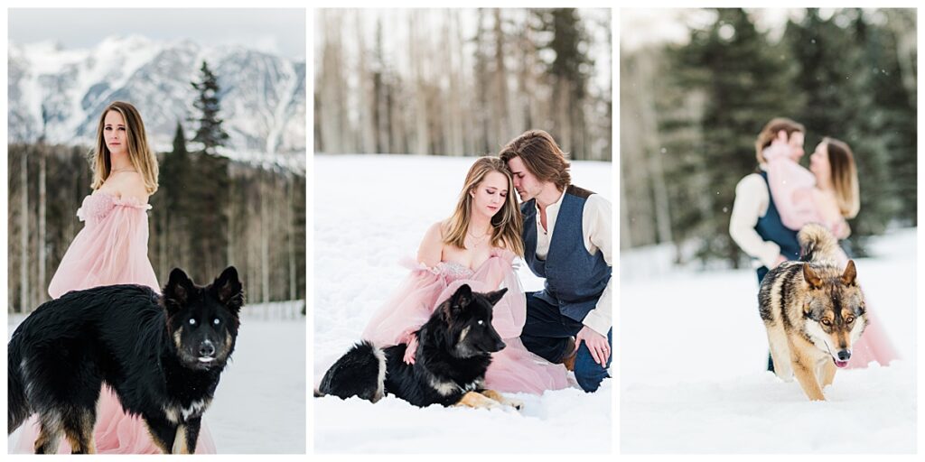 Romantic Winter Photoshoot in Durango, Colorado