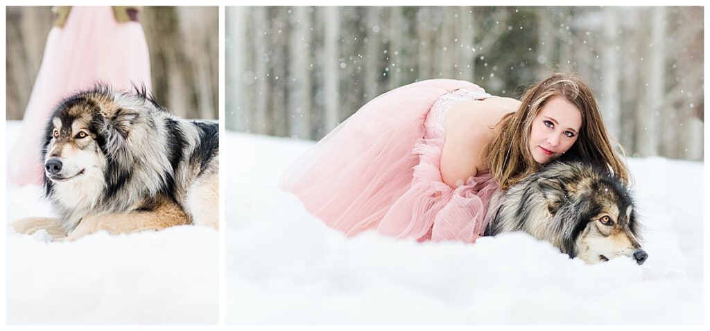 Winter photoshoot in Durango, Colorado