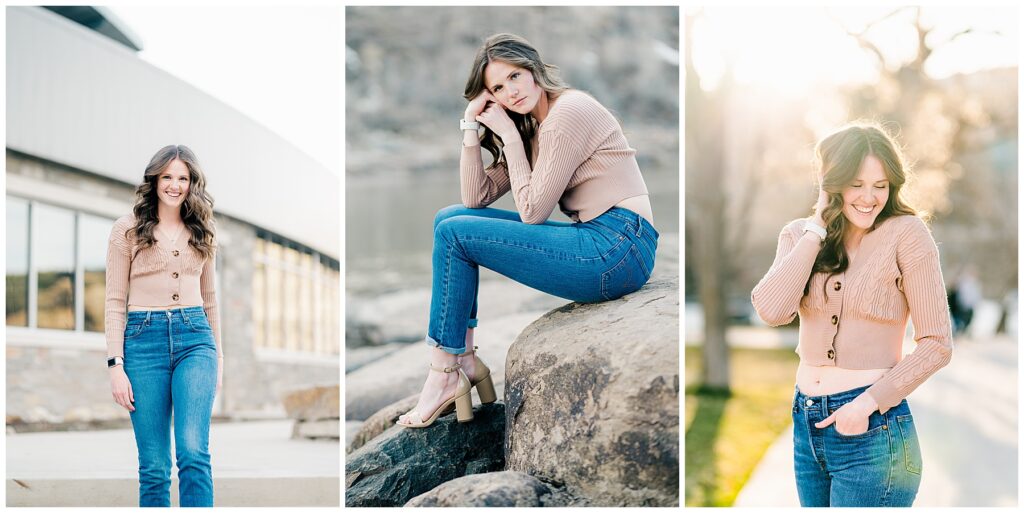 Fort Lewis Senior Photos at the Animas River