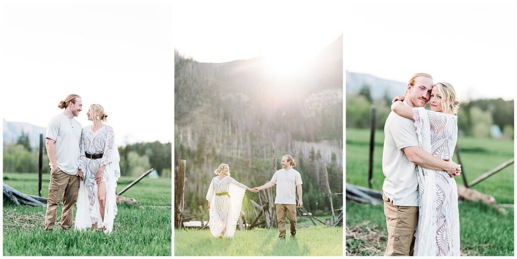 Rustic Mountain Engagement Photos