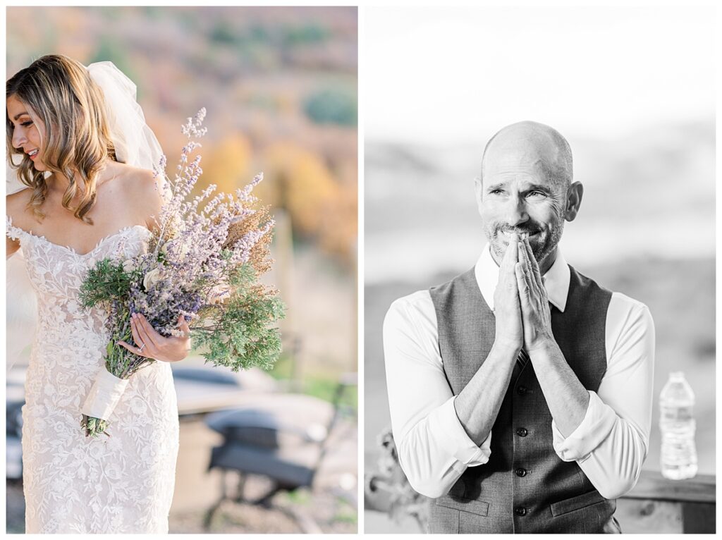 Pagosa Springs wedding first look