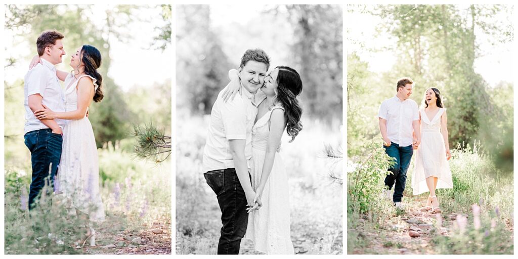 Falls Creek engagement photos dreamy