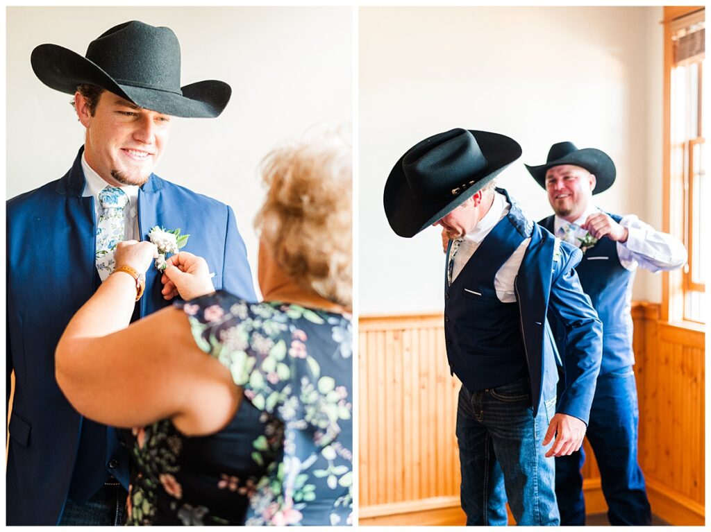 South Fork wedding groom