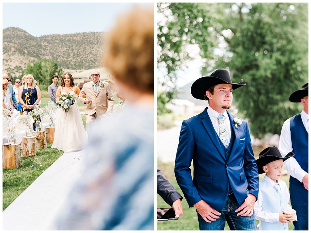 South Fork wedding ceremony