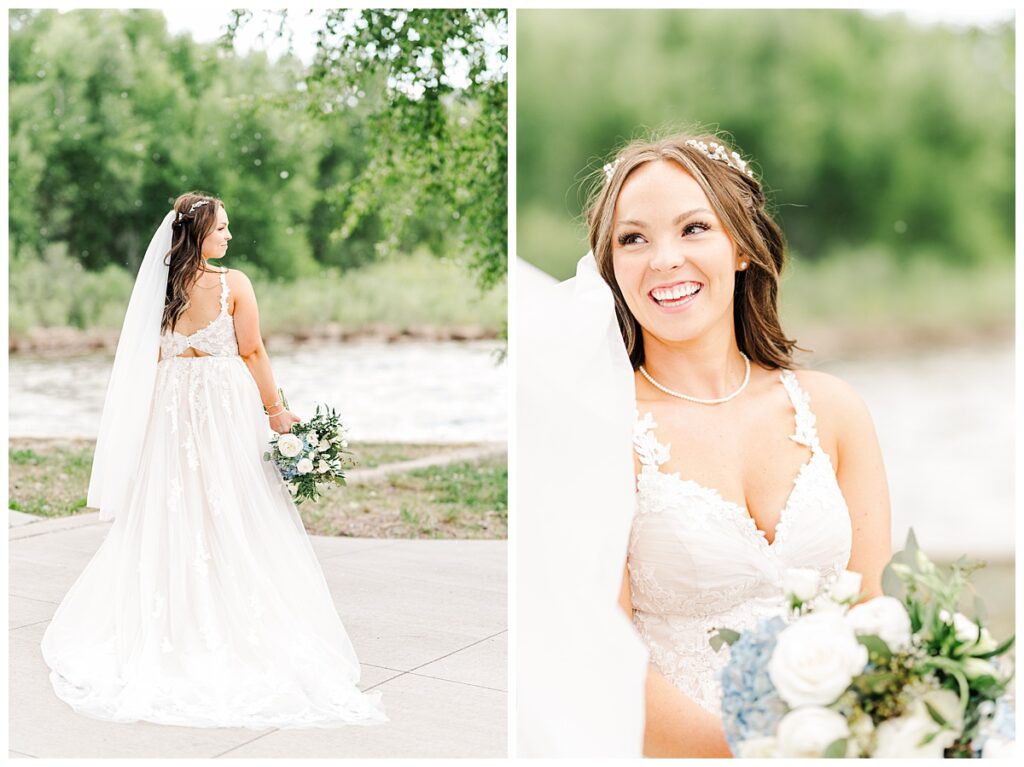 South Fork wedding bridal portraits