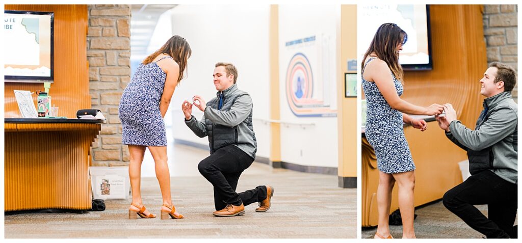 Fort Lewis Engagement photos proposal