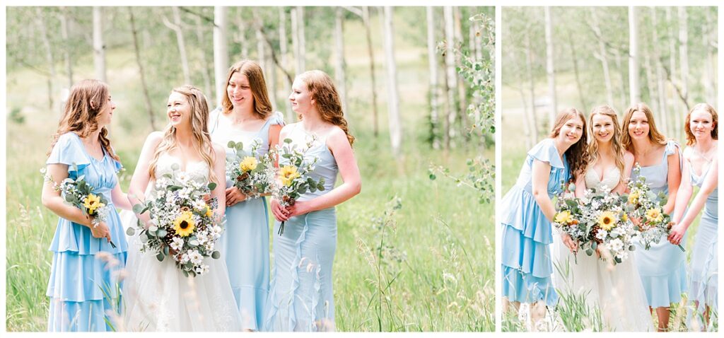 Irma J Ranch Wedding bridesmaids