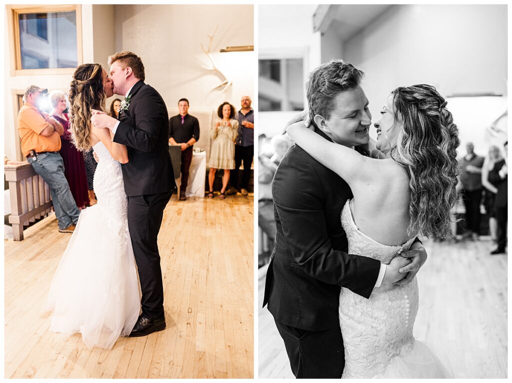 Black Diamond Lodge Wedding first dance