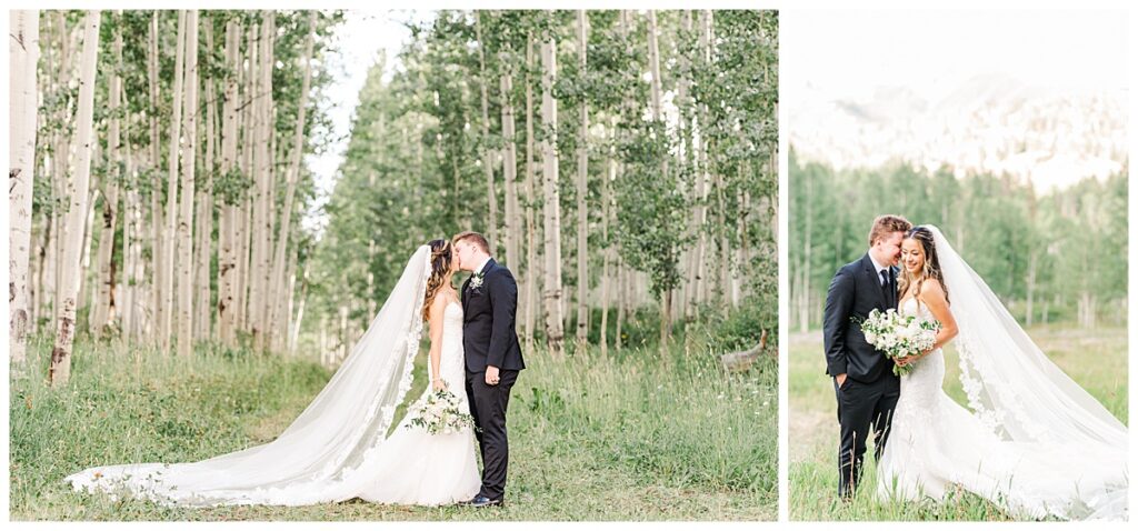 Black Diamond Lodge Wedding bridal portraits