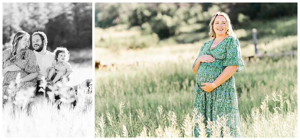 Lightner Creek maternity photos family