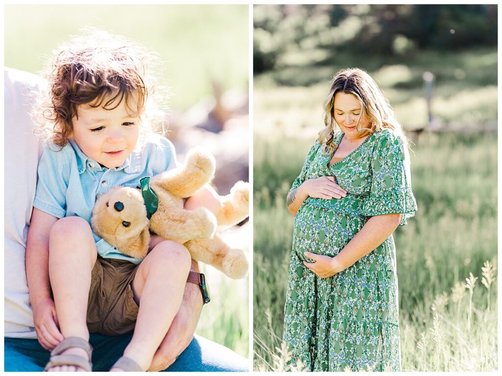 Lightner Creek maternity photos cute