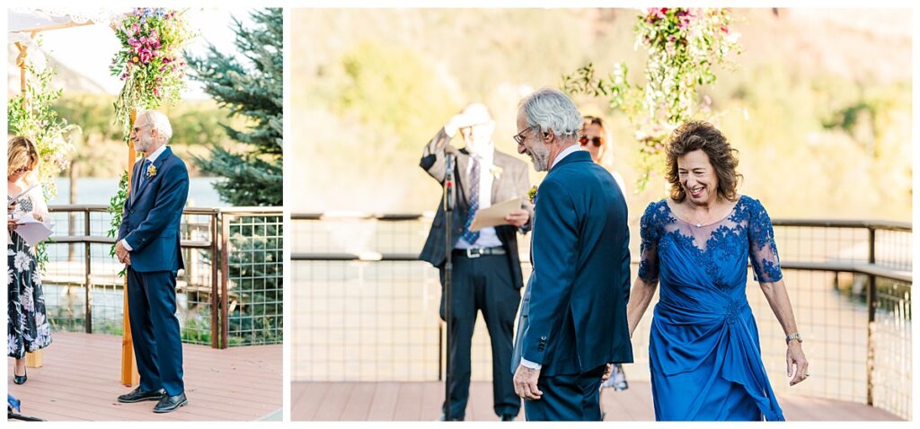 River Bend Ranch Wedding ceremony