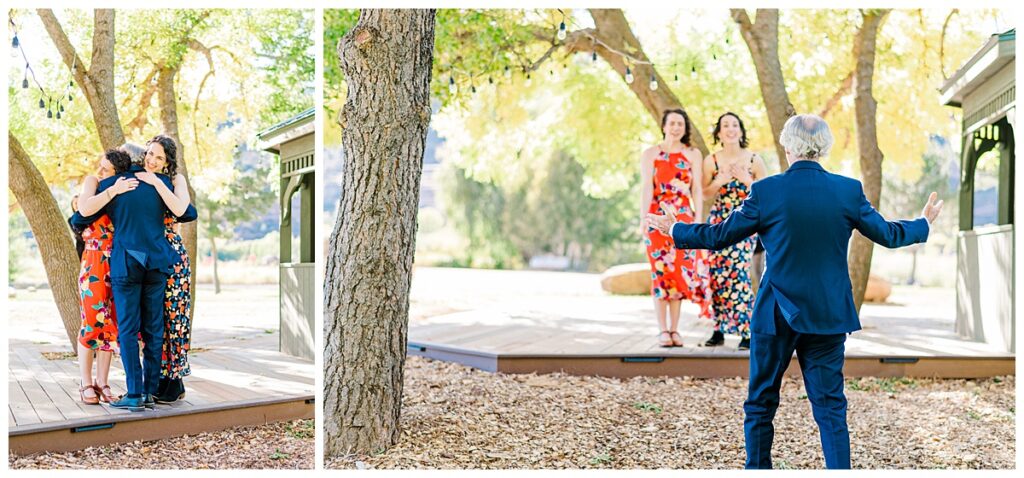 River Bend Ranch Wedding first look