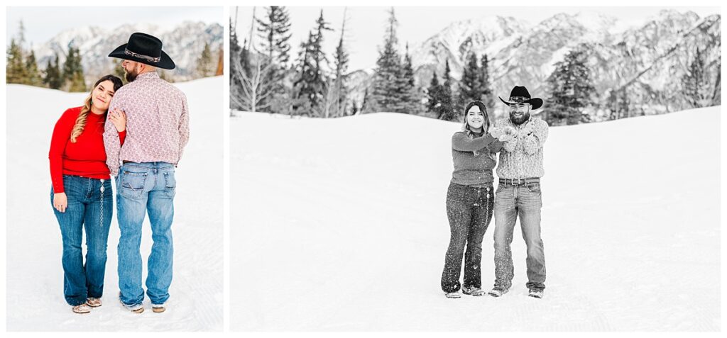 Black Diamond Lodge Engagement Photos