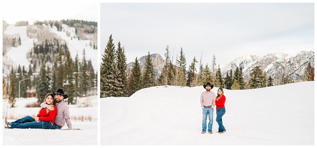 Black Diamond Lodge Engagement Photos