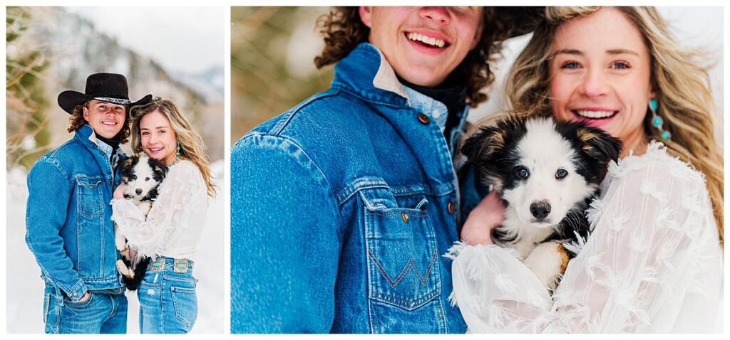 Engagement Photos with Dog