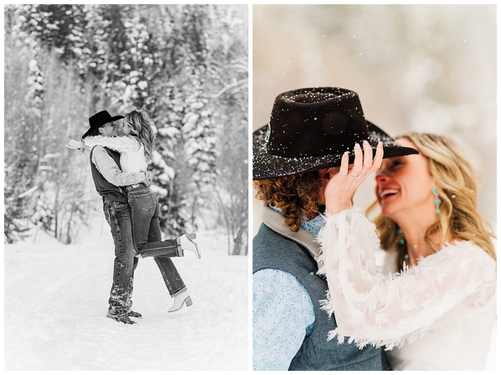 La Plata Canyon Engagement Winter