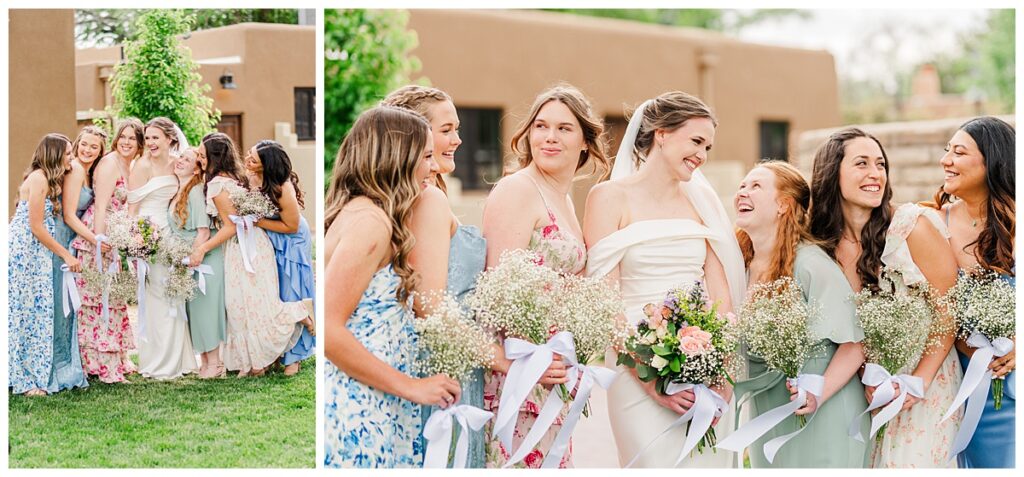 Old Town Albuquerque Wedding Bridesmaids