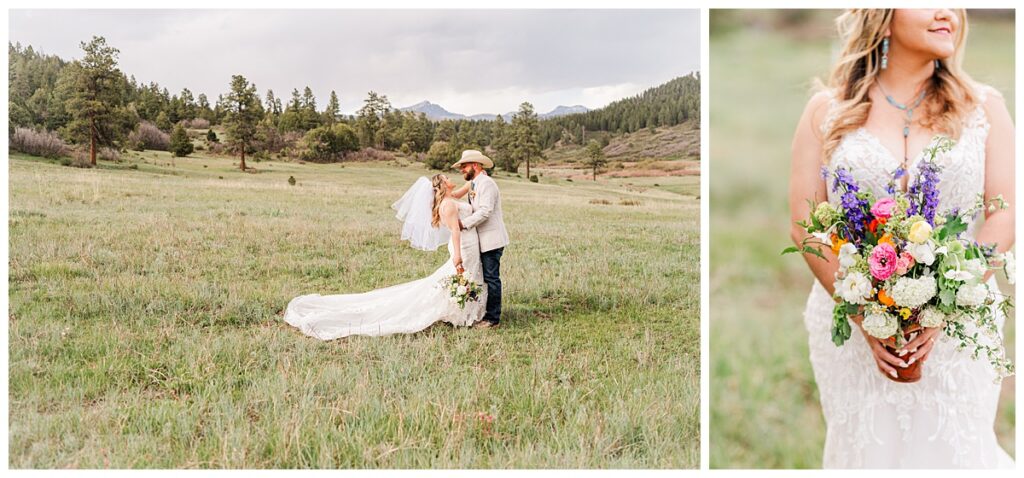 Coyote Hill Lodge Wedding Wildflowers Mountain Belle Flower Farm