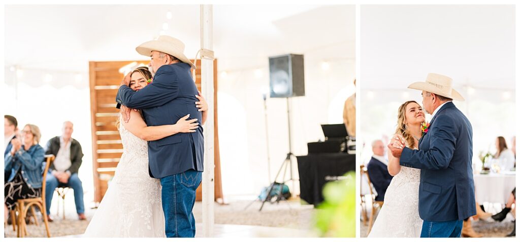 Coyote Hill Lodge Wedding Father Daughter Dance