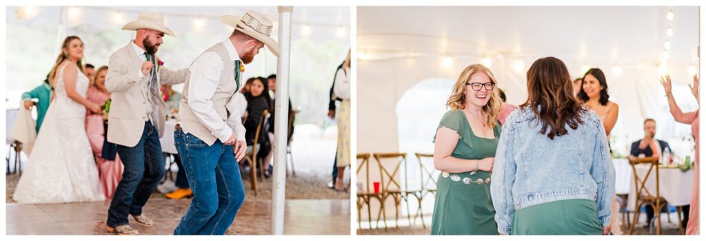 Coyote Hill Lodge Wedding Dancing