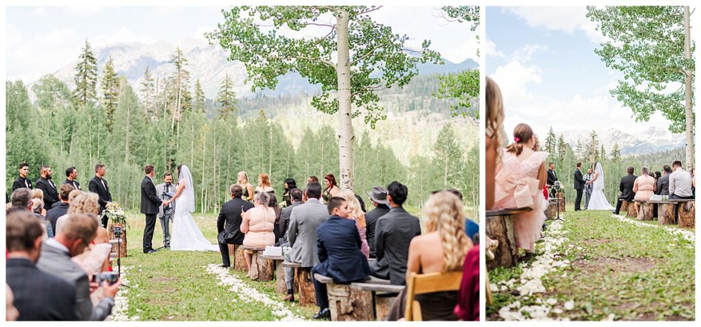 August Black Diamond Lodge Wedding Ceremony Site