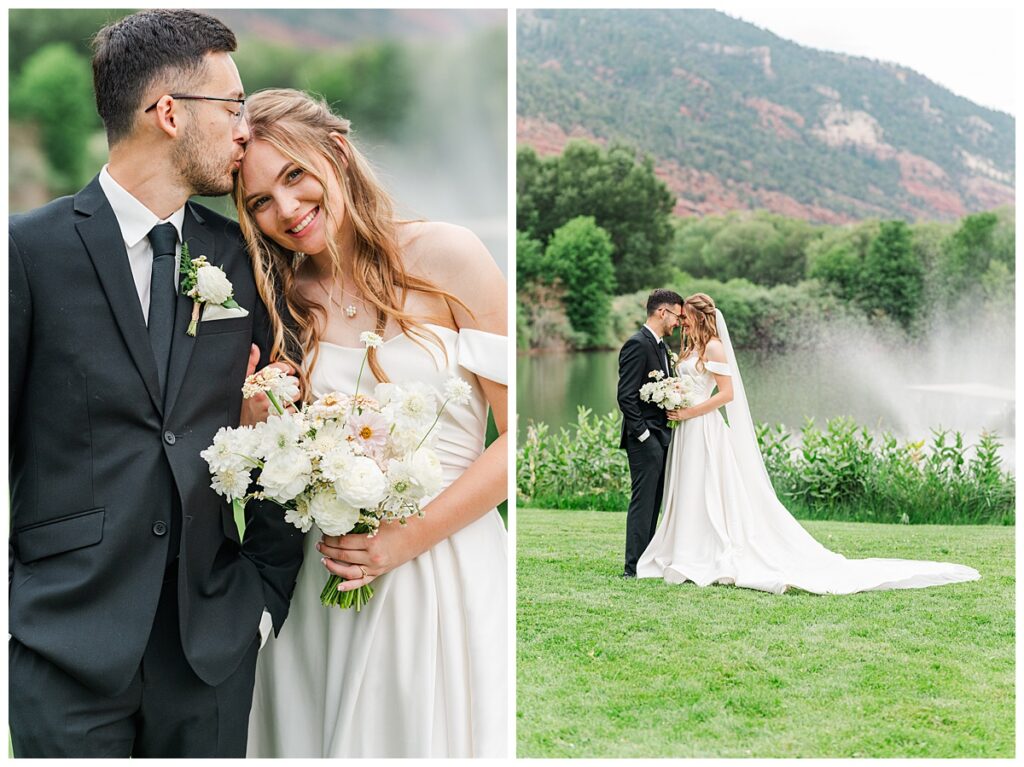 Riverbend Ranch Wedding Couple Portraits