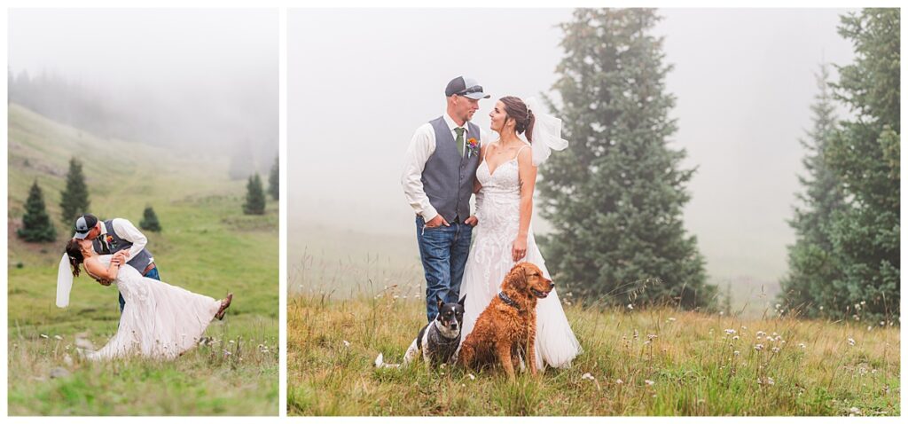 Southern Colorado Mountain Wedding Couple Portraits