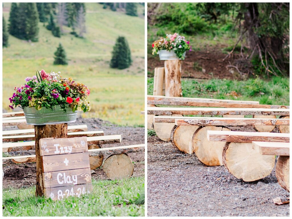 Southern Colorado Mountain Wedding Ceremony Site