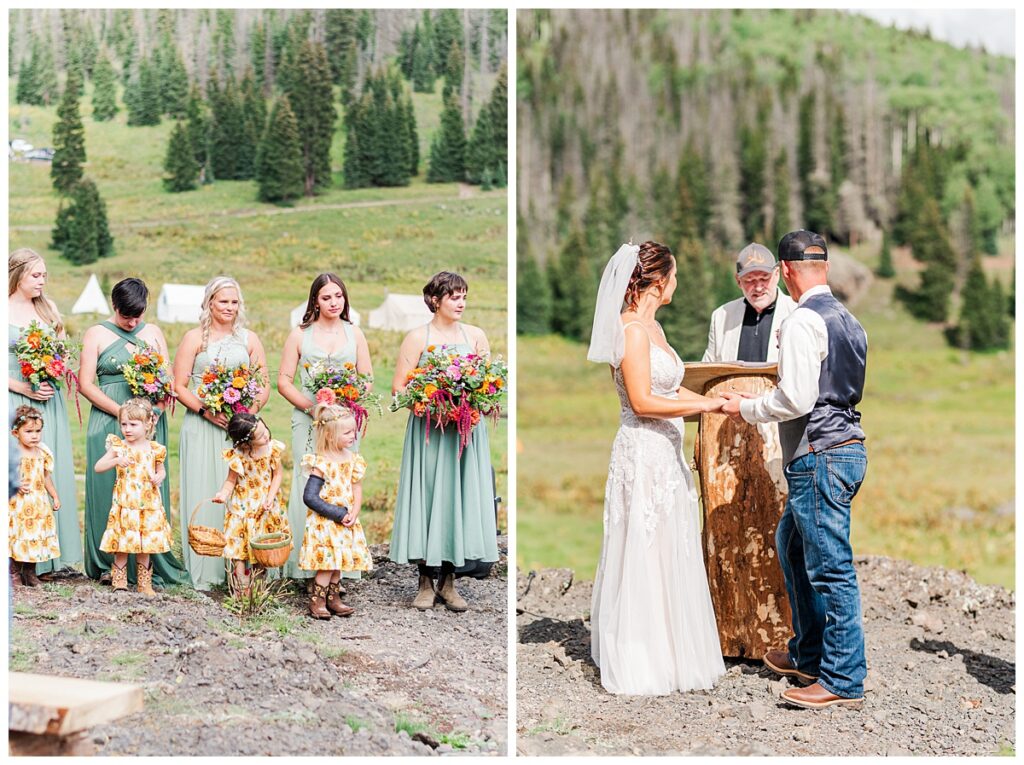 Southern Colorado Mountain Wedding Ceremony