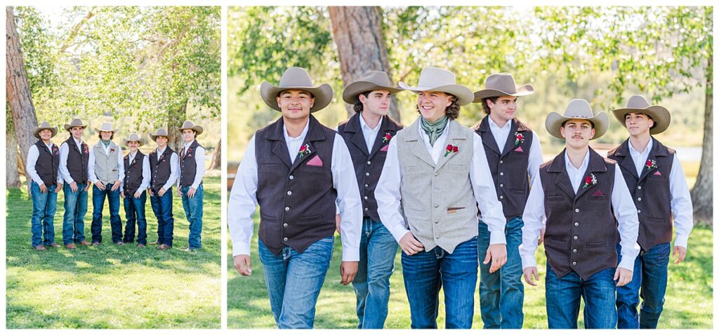 LePlatt's Pond Wedding Groomsmen