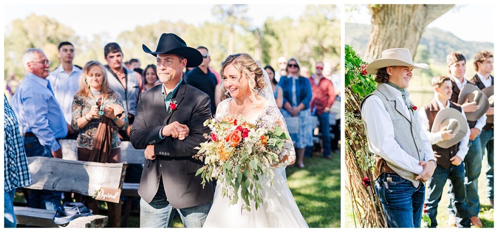 LePlatt's Pond Wedding Aisle