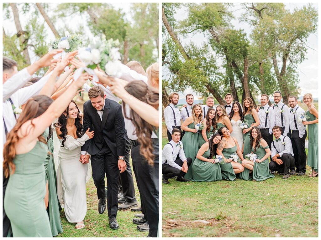 Backyard Monte Vista Wedding Party