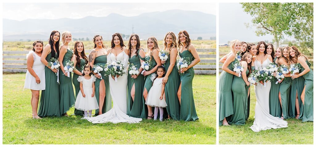 Backyard Monte Vista Wedding Bridesmaids