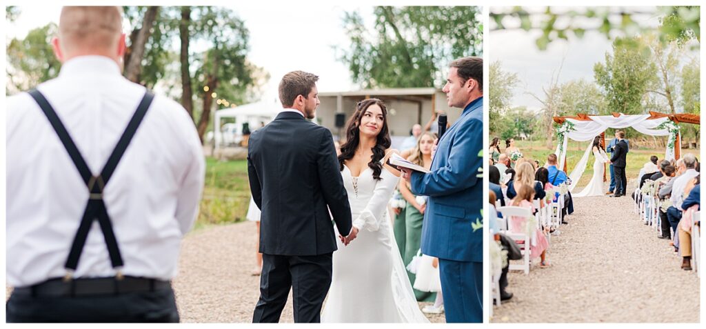 Backyard Monte Vista Wedding Ceremony