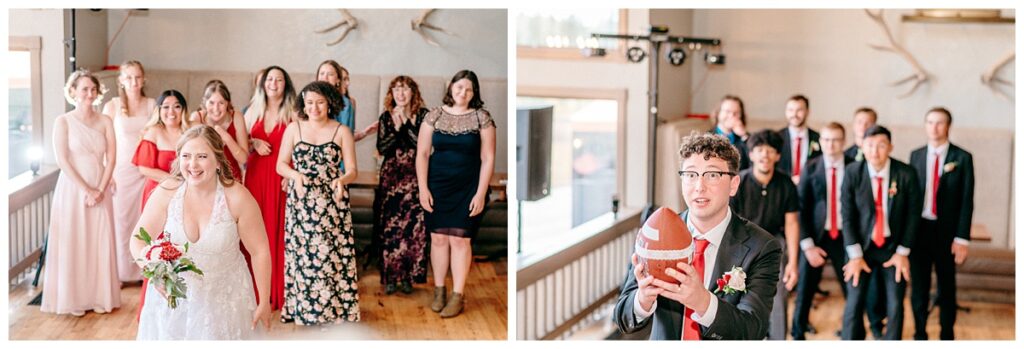 Bouquet and Garter Toss