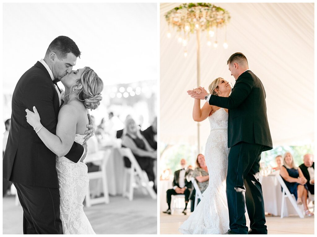 June LePlatt's Pond Wedding First Dance