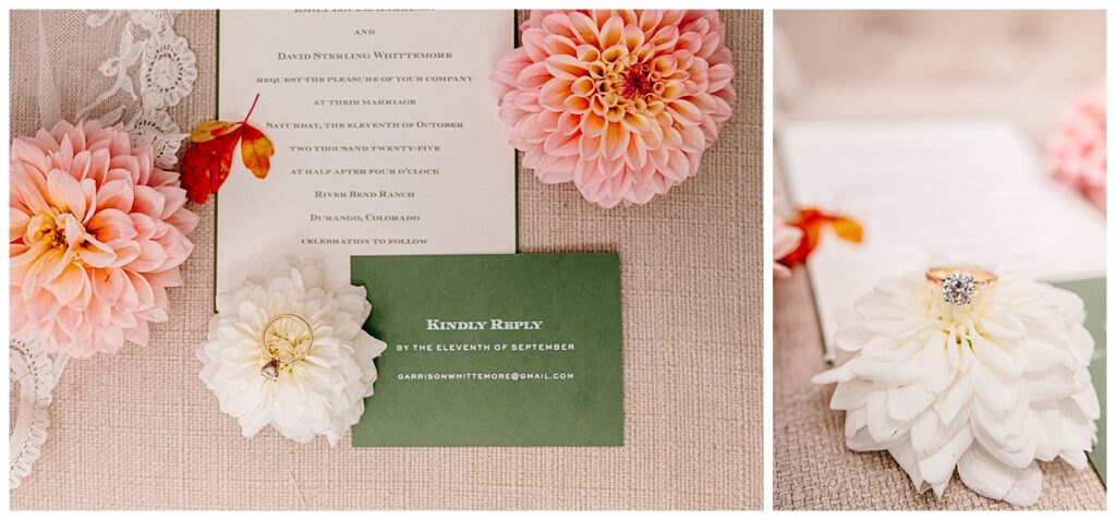 Autumn River Bend Ranch Wedding Details