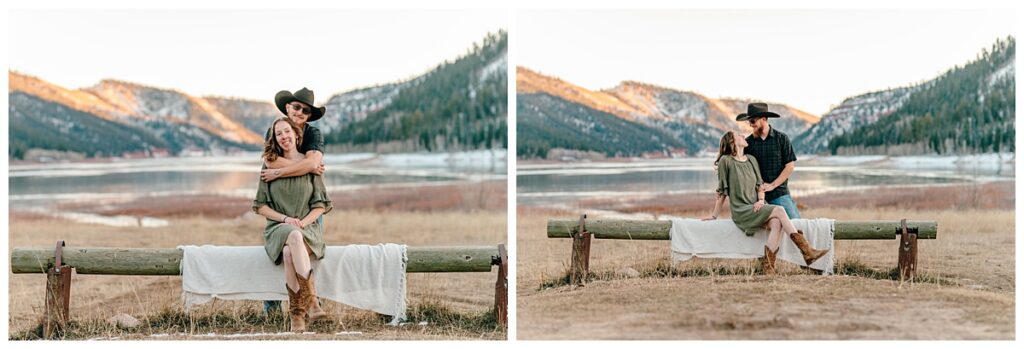 Lemon Reservoir engagement session 