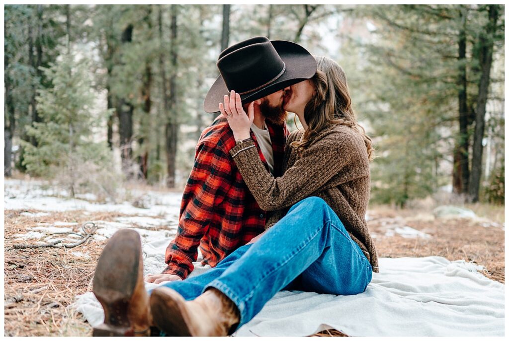 Lemon Reservoir engagement session 